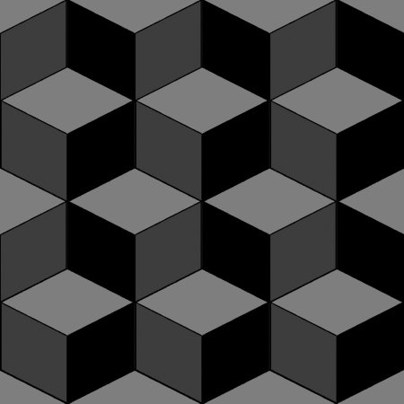 Объемный геометрический орнамент