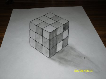 Объемные рисунки легкие