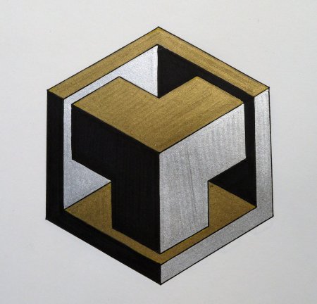 Объемные фигуры иллюзии