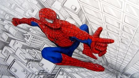Spider man 2002 draw