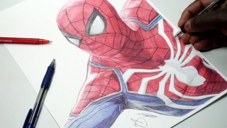 Скетчи Spider man ps4