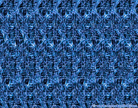 Стереограмма тигр