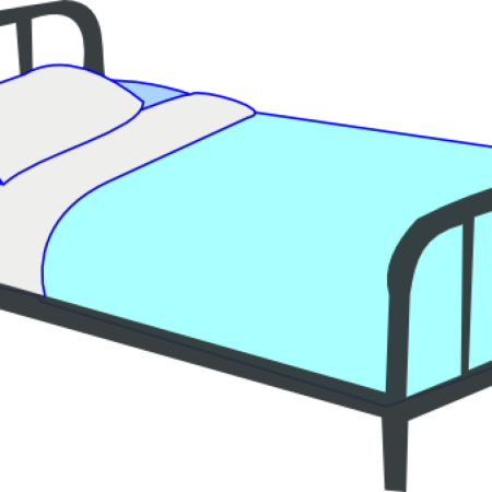 Нарисовать кровать для детей