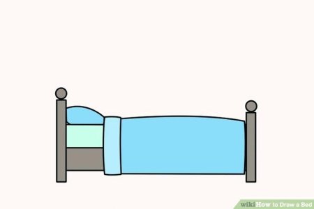 Кровать карандашом