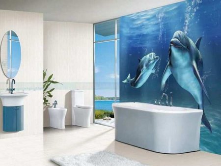 3d плитка для ванной