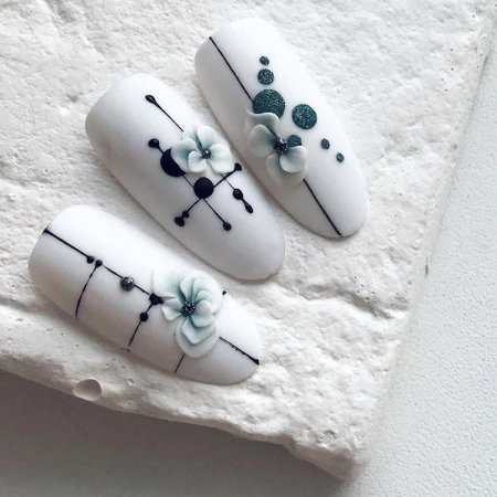 Лепка на ногтях