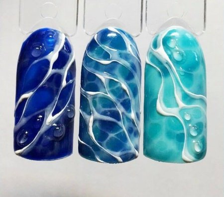 Маникюр по мокрому