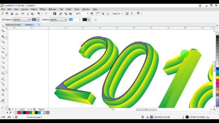 Объемные рисунки в кореле
