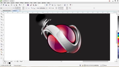 Корел разработка логотипа