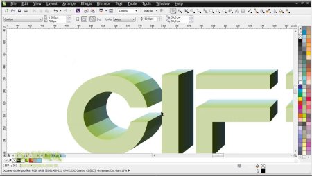 3d рисунок в corel