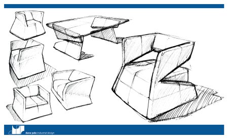 Дизайнерский эскиз предмета