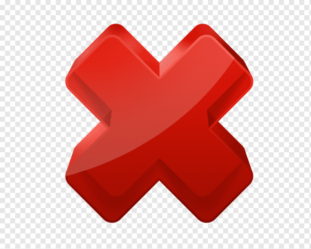 Красный крестик