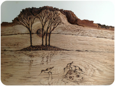 Выжженное дерево