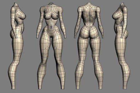 Моделирование женского тела