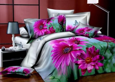 Миланика сатин 3д постельное белье
