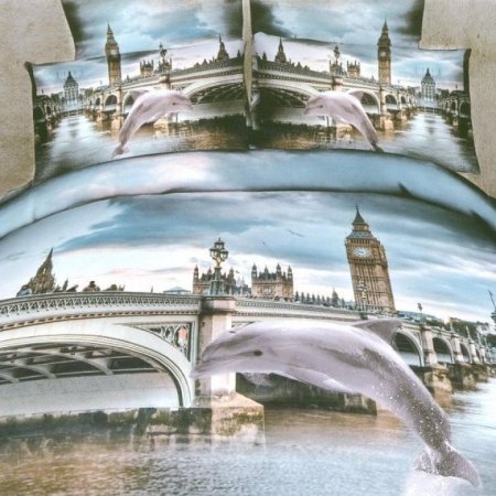 Сатин 3д евро город