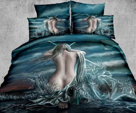 Комплект постельного белья Kingsilk seda 3d