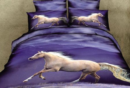 Постельное с лошадьми