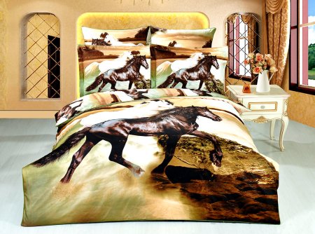 Постельное бельё "karteks" сатин 3д эффект ке-236