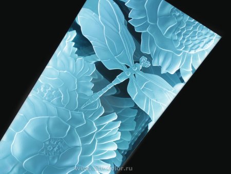 Многослойные рисунки на стекле