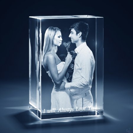 Гравировка внутри стекла