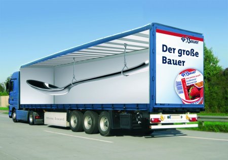 Реклама на грузовых автомобилях