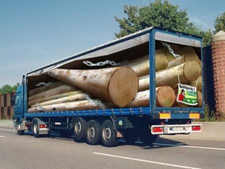 Реклама 3д на тентах