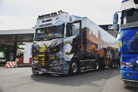 Аэрография на грузовиках