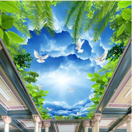 Фотопечать на потолке