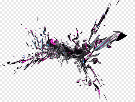 Абстракция на прозрачном фоне