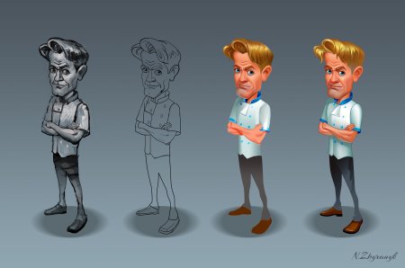 Казуальном стиле рисунок