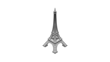 Эйфелева башня модель для 3d принтера
