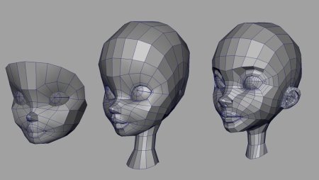 Полигональная сетка 3d Max