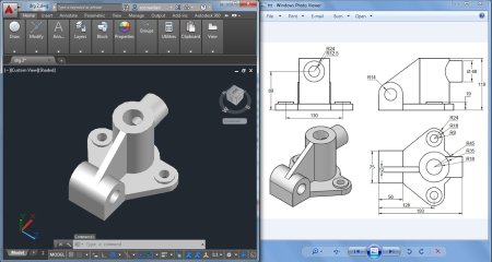 AUTOCAD чертежи 3d