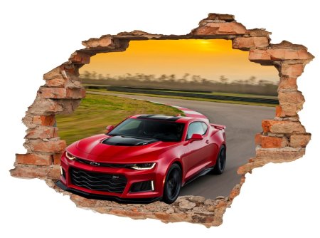 3d наклейки на стену авто