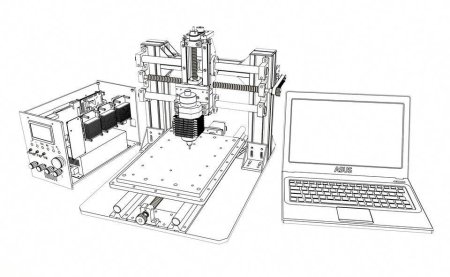 Чертежи фрезерного станка с ЧПУ CNC Router 1380