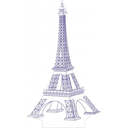 Светильник Эйфелева башня вектор