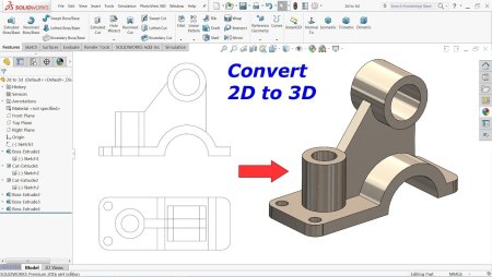 Solidworks - 3d модель уголка