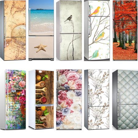 Виниловая пленка на холодильник