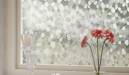 Витражная самоклеющаяся статическая пленка film с 3d-эффектом l100