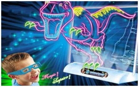 Светящаяся доска для рисования 3d