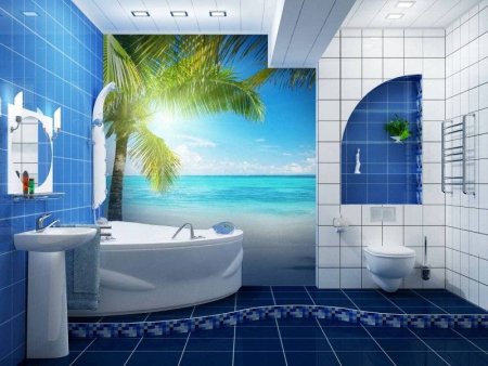 Фотообои для ванной комнаты