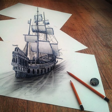 Парусник рисунок