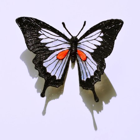 Бабочка 3д ручкой объемная