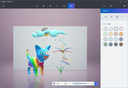 Рисование в Paint 3d