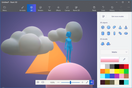 Моделирование в Paint 3d