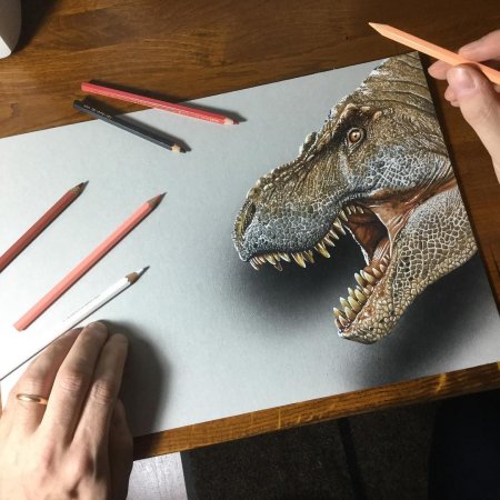 Реалистичные 3д рисунки