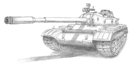 Танк рисунок