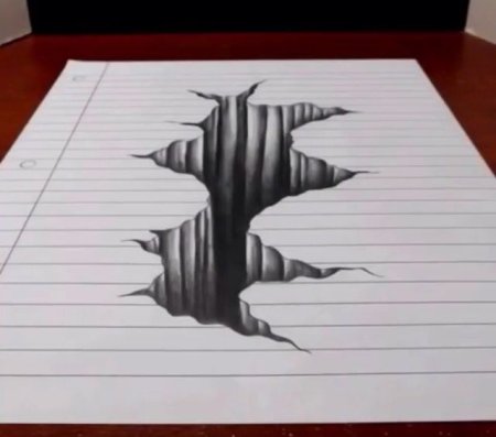 3 Д рисунки для детей легкие