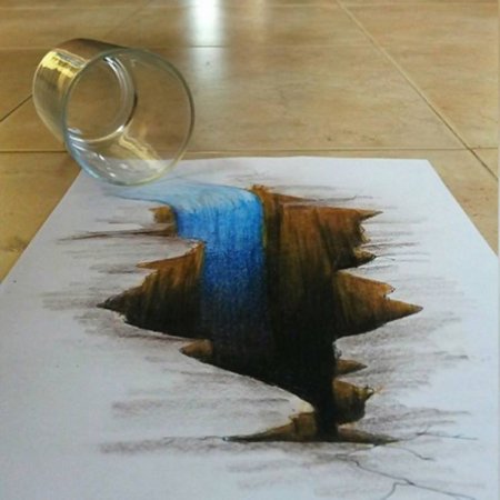 Иллюзия пропасть на бумаге